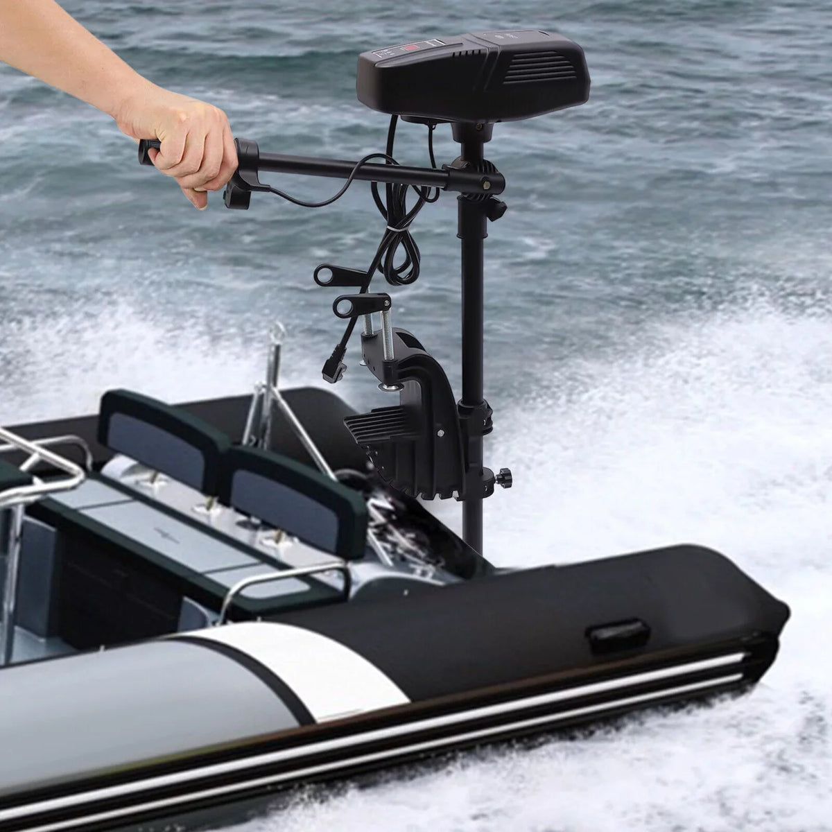 260lbs Boat Heavy Trolling Motor Motor Electric Fishing Engine Duty 48V Outboard