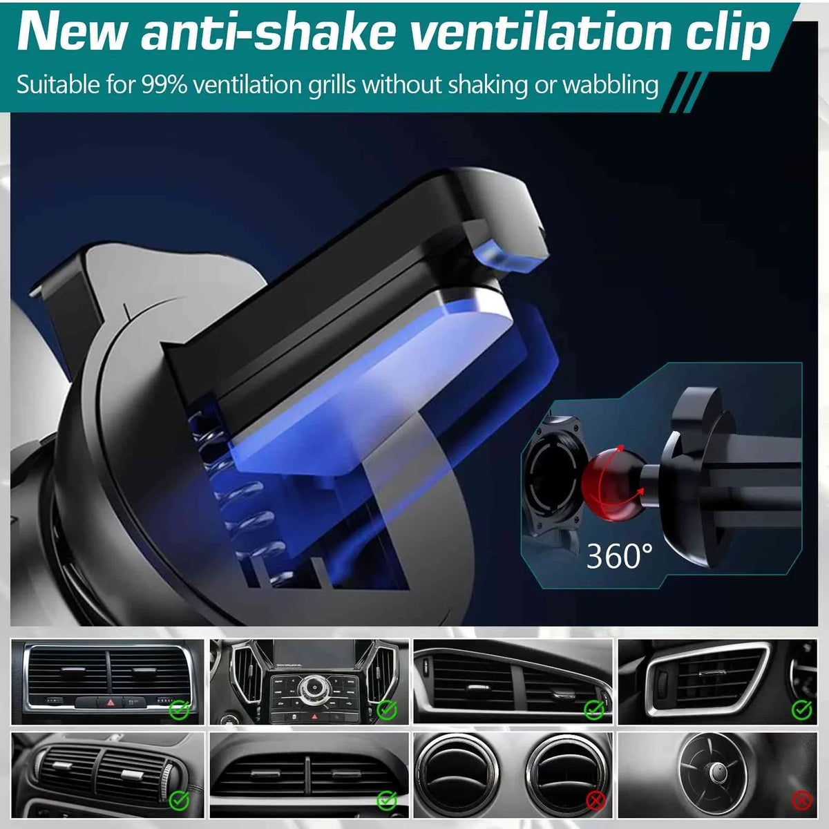 Go Holder 920 Phone for Car on Wireless Auto-Clamping the - Optimal 15W Fast Charger: Charging Mount Nokia Lumia