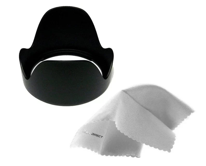 Filter/Hood Hood Direct (40.5mm) + (Flower Adapter Nw Stylus Pro Olympus TG-3 Digital Rings Design) Microfiber Cleaning Cloth. + Lens TOUGH