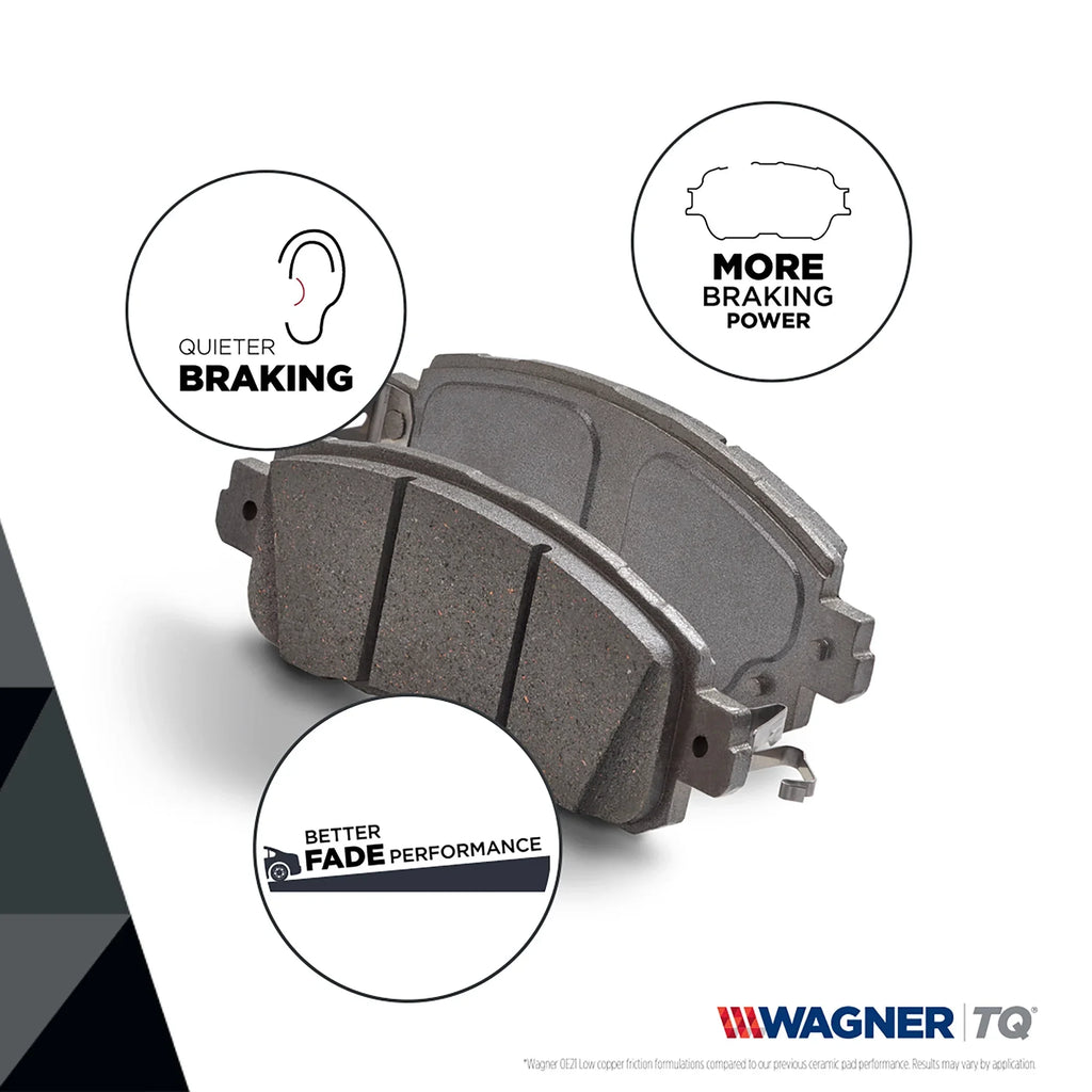 GENESIS GENESIS, QC1799 Pad Thermoquiet 2015-2016 Disc Brake select: Set Wagner HYUNDAI Ceramic Fits 2017 G80