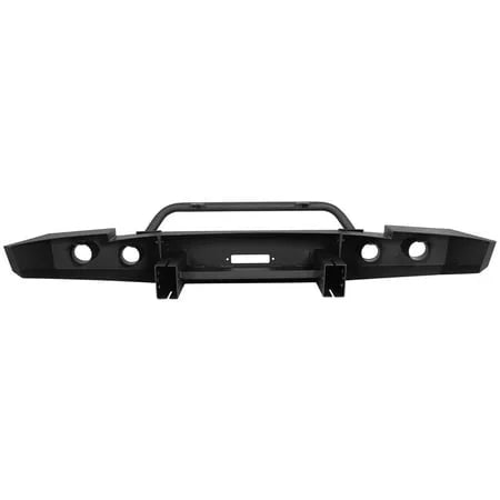 2011 2007-2013 2009 Front Powder Packages Steel Kojem Chevy Silverado Fit -2 Bumper 2010 Coated for D-Rings Winch Bar 2008 Plate Push 2012 w/ 1500