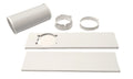 AC Window OEM Shipped With Toshiba Originally RAC-PD1411CWU Kit Conditioner Air White Exhaust RACPD1411CWU,
