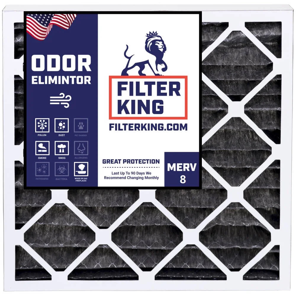 Filter King Actual 8 16 MERV HVAC | IN x Pleated Furnace Filters dimension: MADE x 4-PACK 16x22.25x1a Carbon 22.25 | Filter USA A/C Air | | .75"
