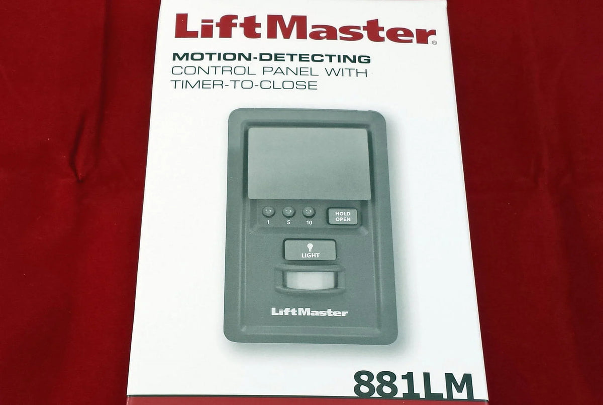 Wi-Fi 881LMW Timer-to-Close Control LiftMaster Motion-Detecting Panel with
