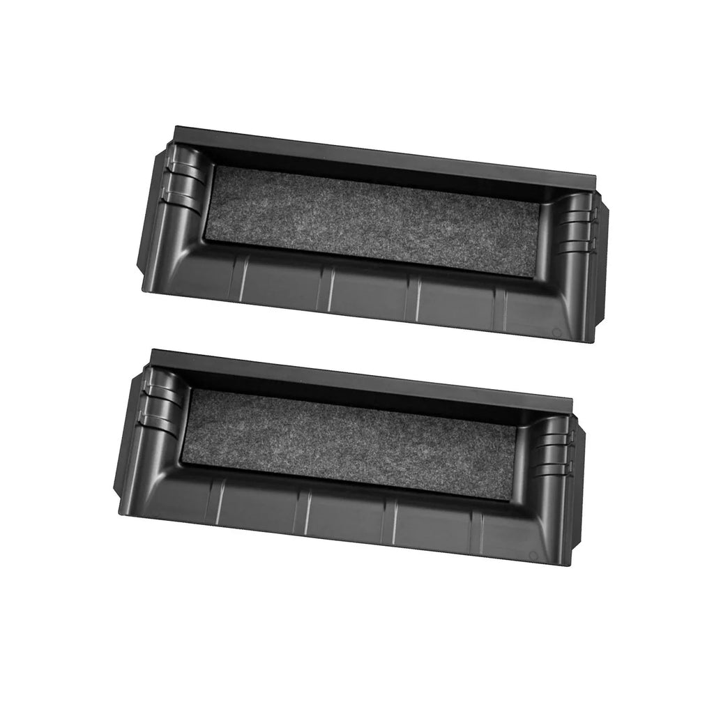 Box Accessories Interior Hidden under Car 2Pieces Storage Tray Hidden Seat Decoration