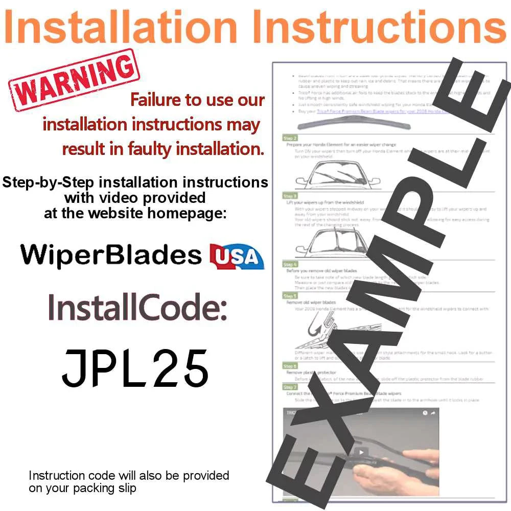 of (Set Beam Wipers 2018 w/Rear 3) Performance Wiper Audi A4