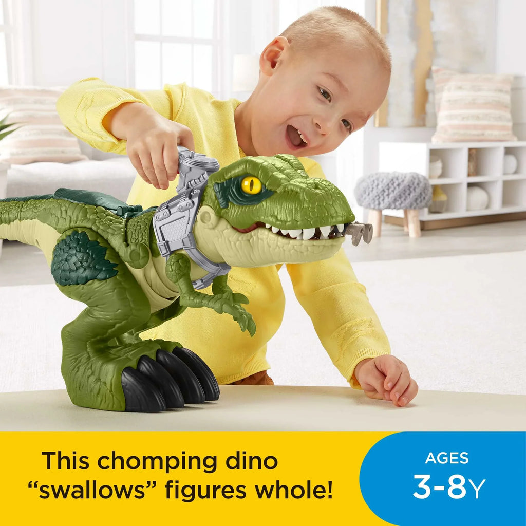 Mouth T.Rex World Mega Imaginext Jurassic Playset Dinosaur