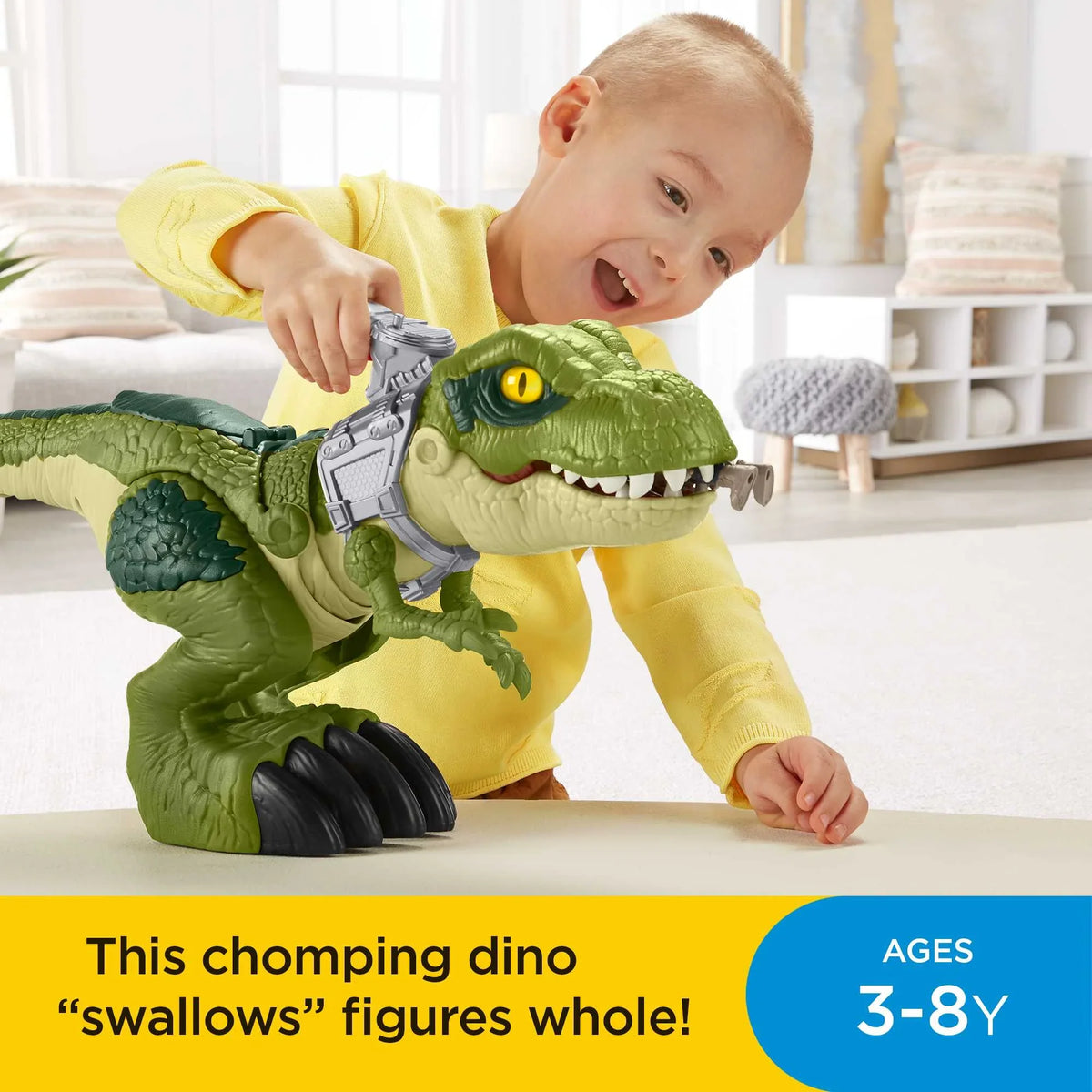 Mouth T.Rex World Mega Imaginext Jurassic Playset Dinosaur