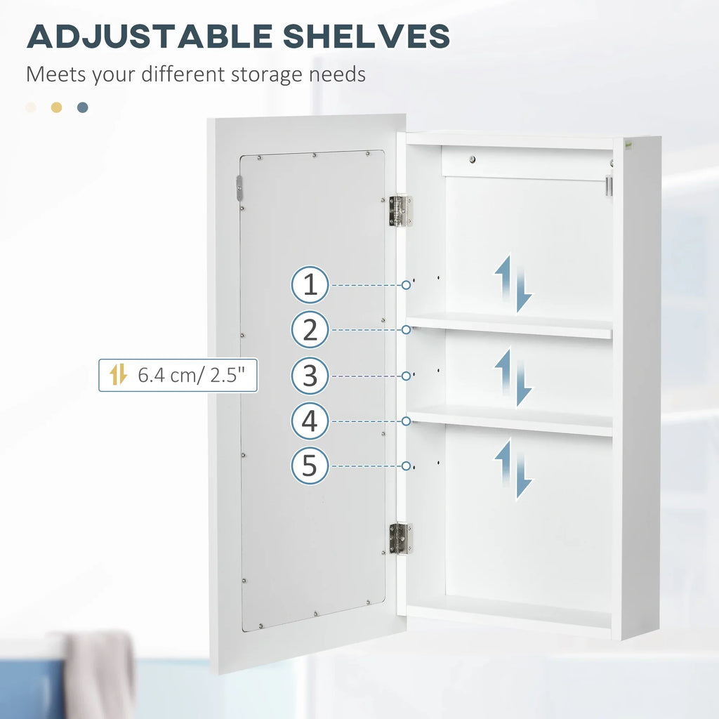 Cabinet, Mounted Wall Cabinet, White kleankin Bathroom Mirror Medicine