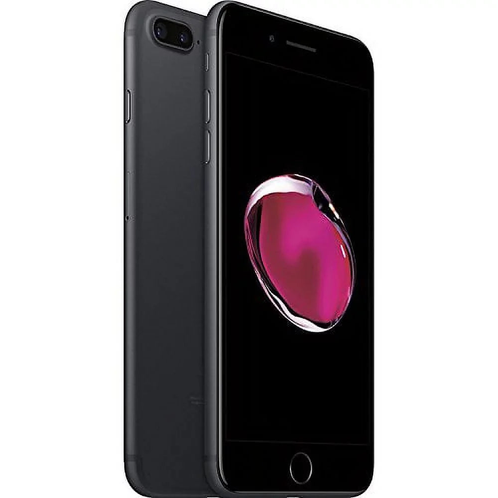 Talk/TracFone (Refurbished) Straight iPhone 7 32GB, - Black Plus Locked Restored