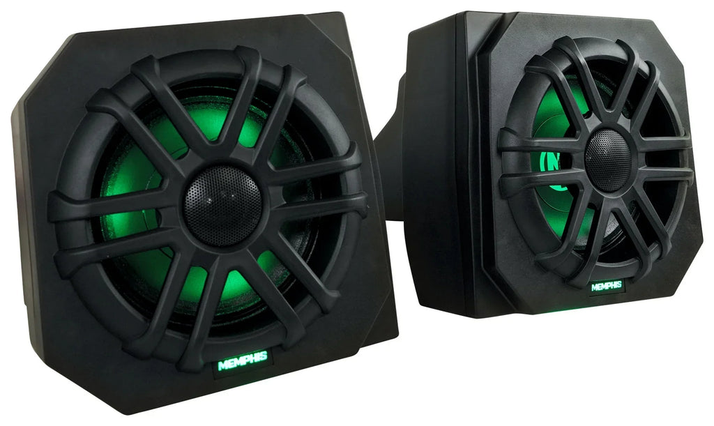 XP900 Speakers+Amp RNGR65FE Pods+LED 2) Memphis Ranger For Tower Polaris 2013-17