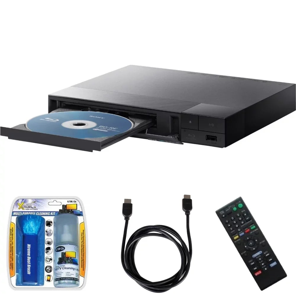 Blu-ray Bundle and Kit BDP-S1700 Player Streaming Cable Disc Cleaning w/ HDMI