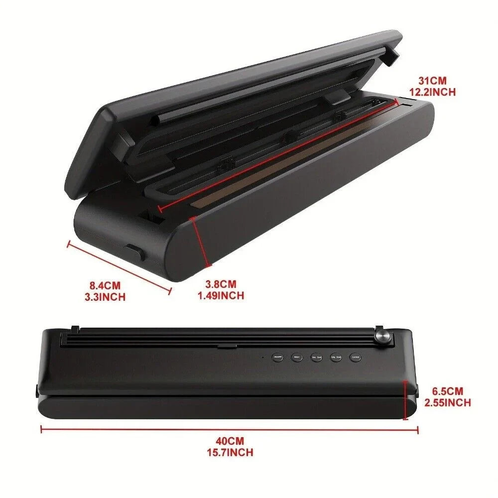With Automatic Seal Food Storage Saver Vacuum Machine Sealer Bag Preservation