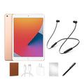 iPad Case, Flex pen, Wi-Fi 8 32GB, BUNDLE Bundle. accessories. Screen Beats 2020) (8th charging only, Gen, stylus iPad Refurbished INCLUDES: Beats Protector, Headphones, Gold,