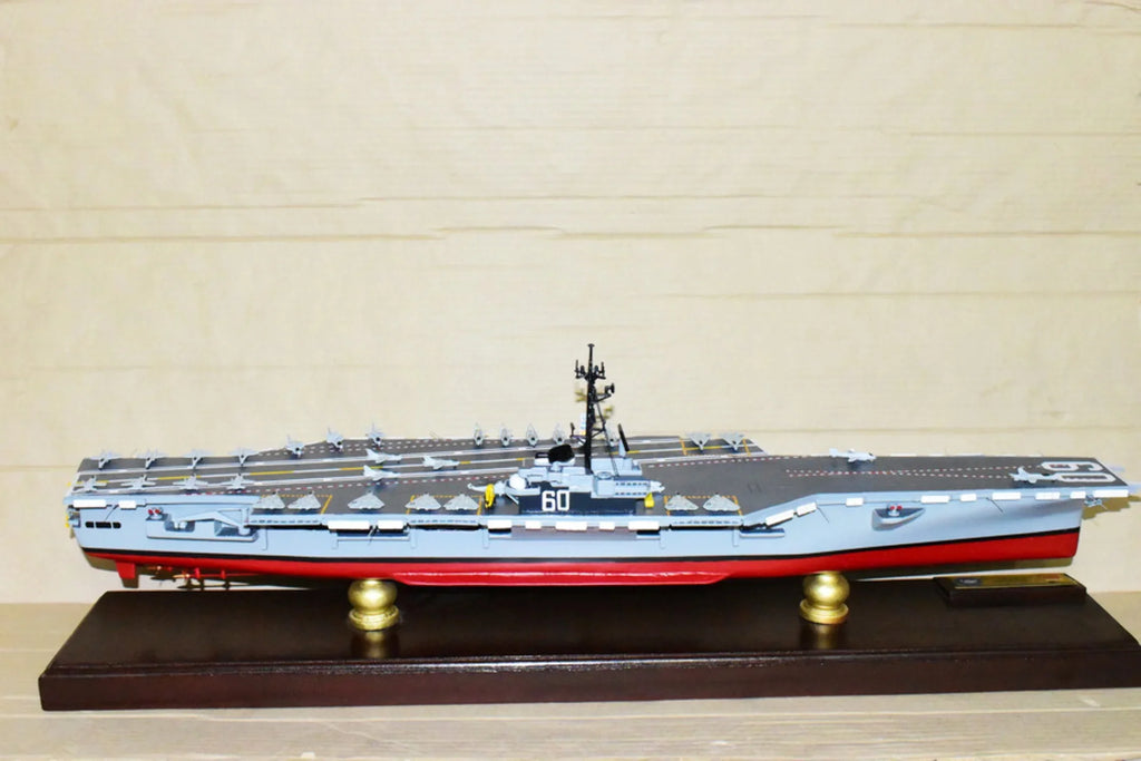 Model,Mahogany,Forrestal Saratoga USS Carrier Model,Navy,Scale Aircraft CV-60 Class
