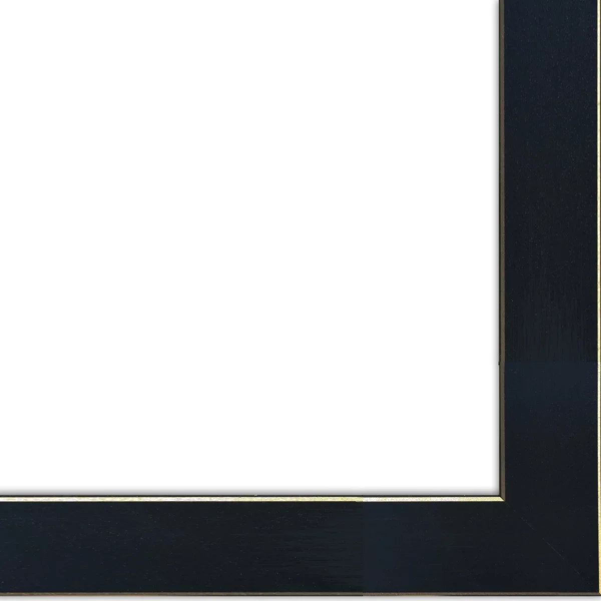 2-Piece Ready Blues Spivey, Linda Black Farmhouse By Framed to Print, Hang Frame "The Collection" Vignette