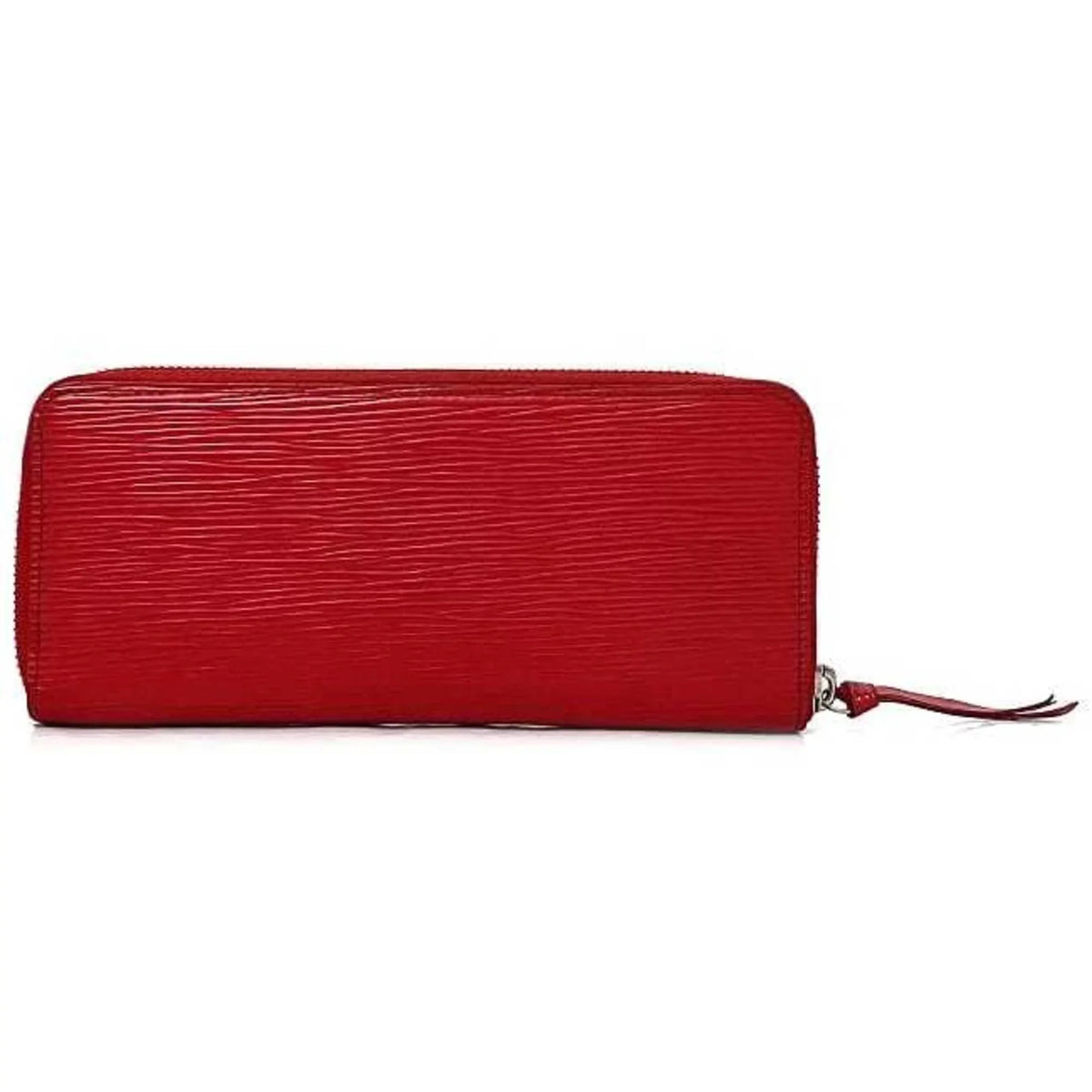 M60913 Long Pre-Owned MI1115 Clemence Epi Leather Red (Good) LV Portefeuille Coquelicot Wallet