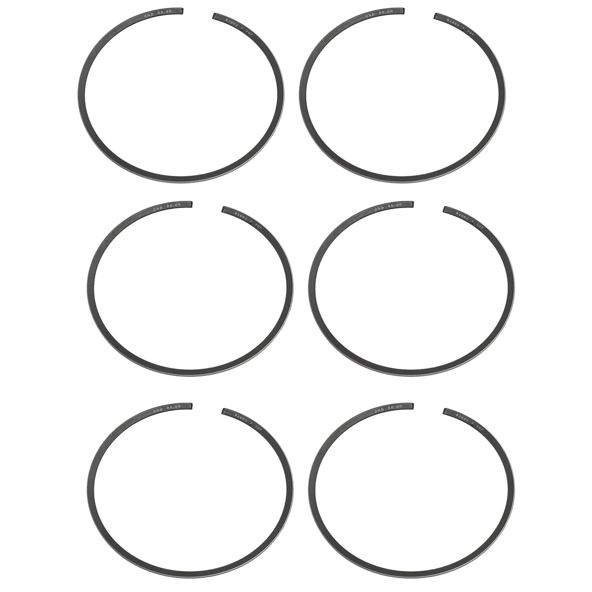 Namura, 3 fits Bore Piston Kawasaki Many Ski 80mm 1100 LIST Jet for Standard Kits SEE 1996-2003 Ring NW-20002R,