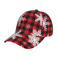 Plaid) Balery Buffalo Cap for Workouts Seasons exterior dimension On Baseball Dad Running A and All Hat(Snowflakes Activities Adjustable