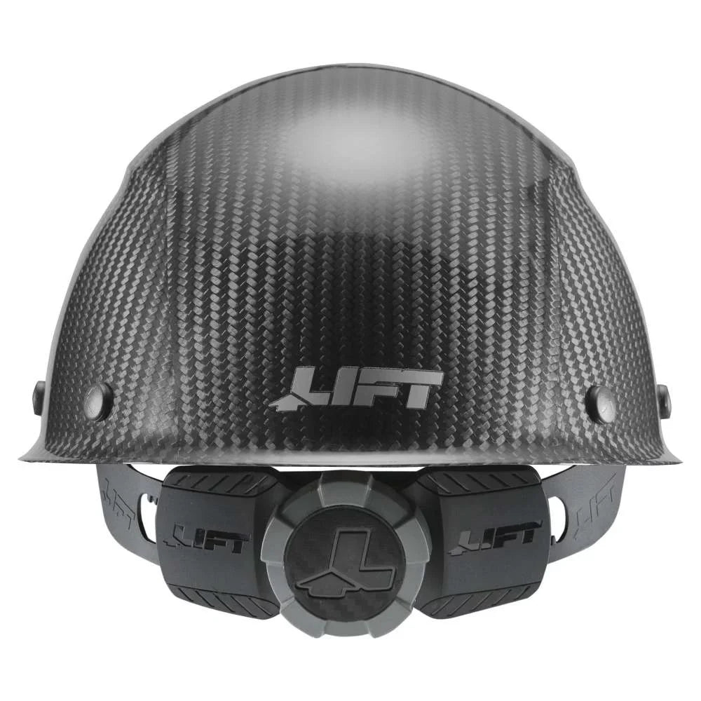 Hard Hat Cap Fiber Dax Lift Black Safety Gloss design Carbon