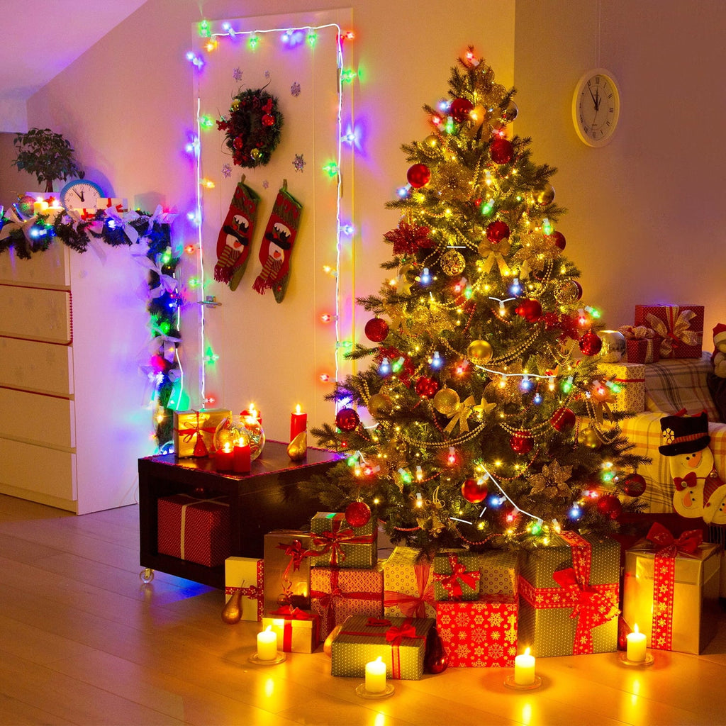 Christmas Light LED C9 exterior, String 20 Color 23ft Waterproof Bulbs Lights Changing Eva's Lights
