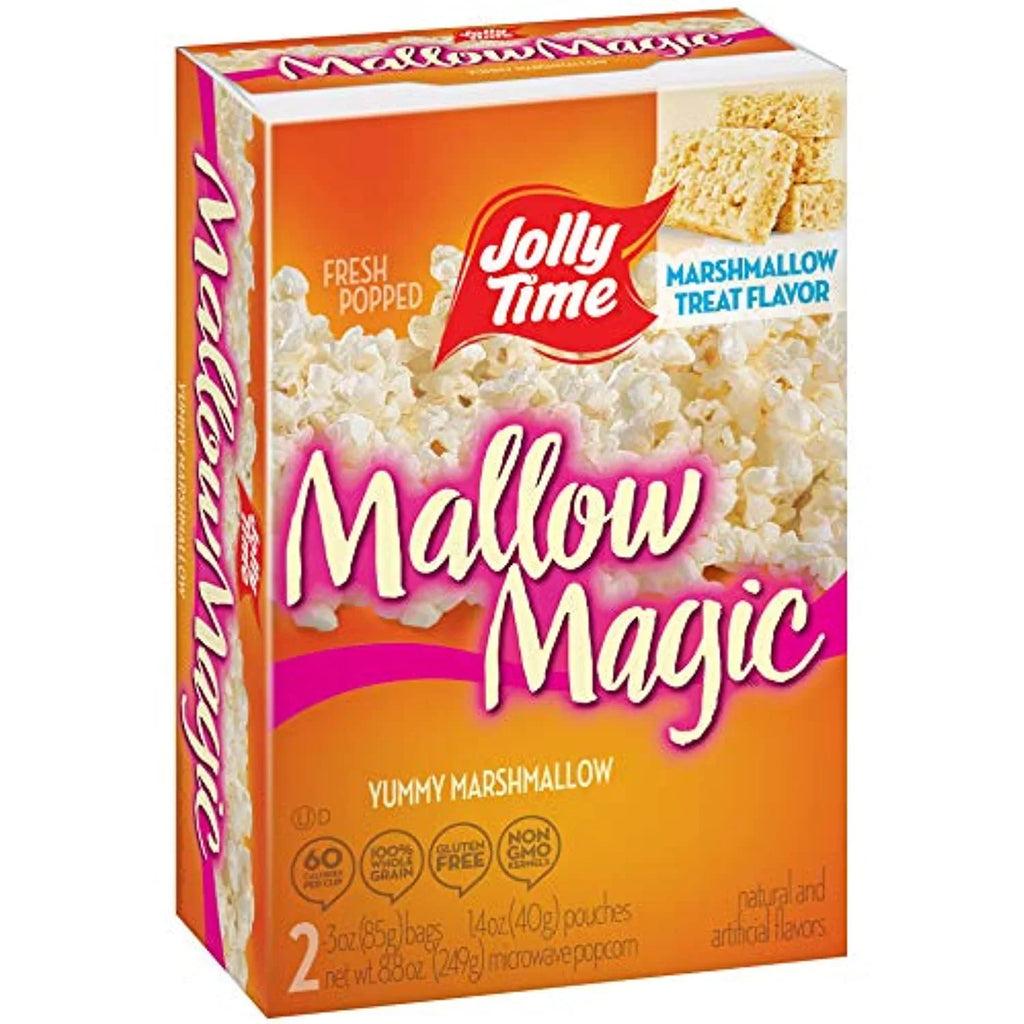 Candy Coated An Easy Time Treat Jolly With Popcorn Box, 12) Pack Magic Topping For | Gourmet Sugar (2-Count Marshmallow Microwave Sweet Mallow Of