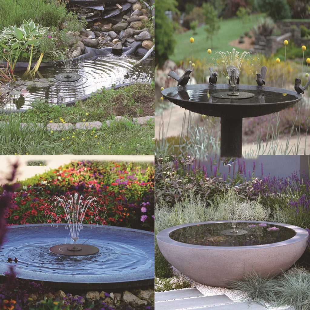 Pool Efficiency Pump Pond exterior High Landscaping Garden Powered Bird Professional for Solar Solar Fountain Bath Goldmeet Fountain