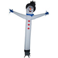 White Gemmy Wire in. 144 Inflatable, Snowman 9070602 Jiggler Jolly