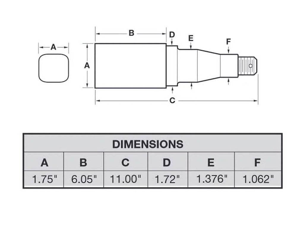 1-3/8 Inch Stock Inch 1-1/16 On &amp; Trailer 5-Bolt Square 4-1/2 Includes Tapered of To Assemblies Bearings Spindles Hub (2) Inch - Pair