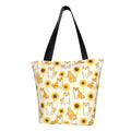 Dog Women'S Capacity Shopping Lukts Inu Large Handbags Bag Bag,Shoulder And Shiba Sunflower Bag Tote Hobos