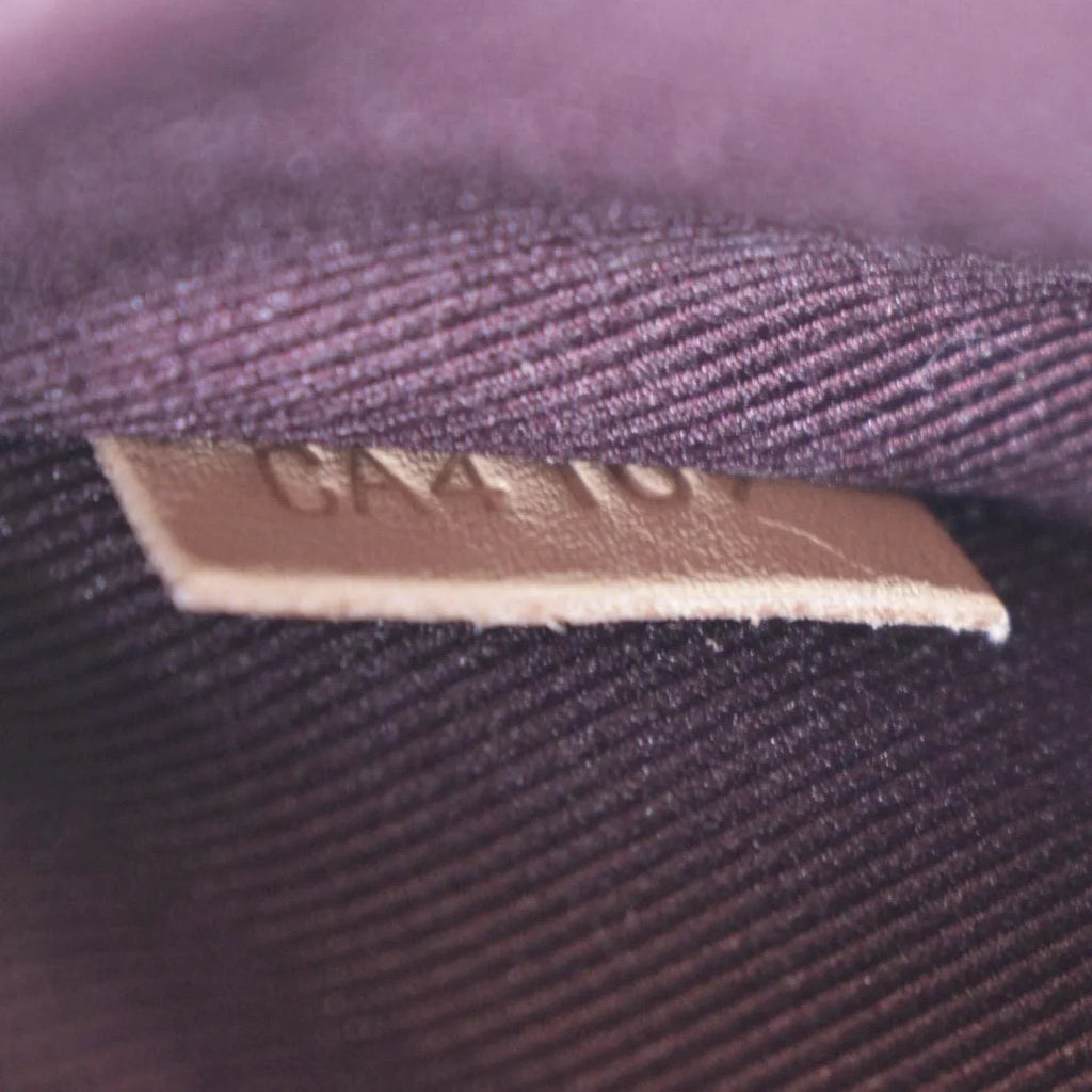 Cluny Monogram Shoulder Canvas Pre-owned Brown MM Bag
