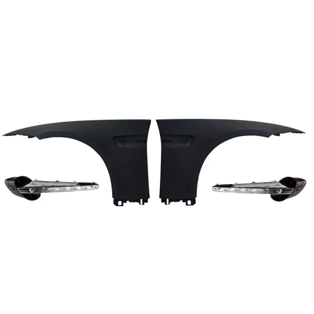 Ikon With Complete Motorsports Vent Front Conversion Fender E92 2Dr Compatible with Signal 07-13 LED M3 Side
