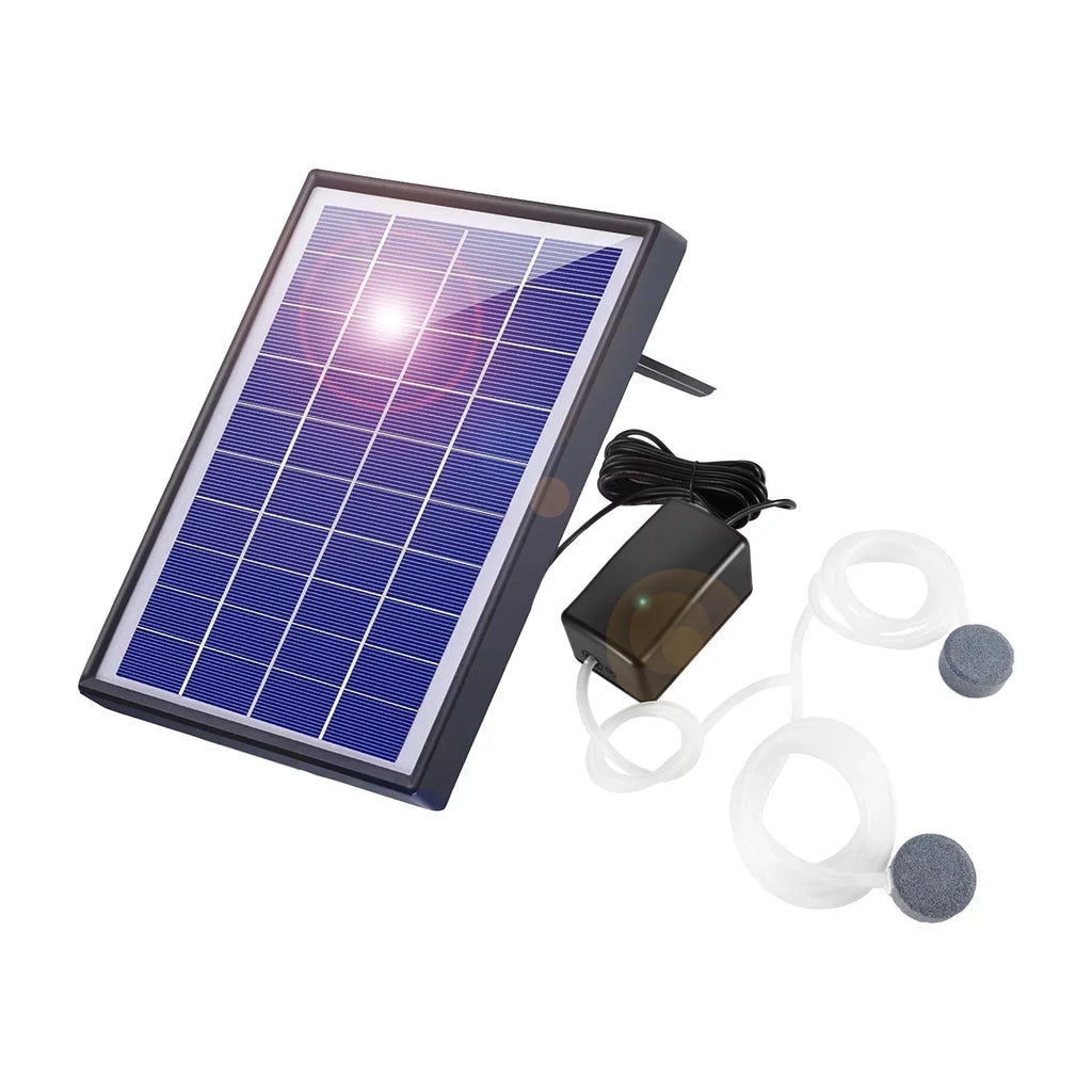 Solar Air Solar 2 Air Bubble Pump Aerator With Pump With Huiop Pond Air Leeofty 2 Pump With pump,6w Bubble 2 Fish Fish Dsfen Oxygenation Pool Pump Pipe Aerator Pipe 2