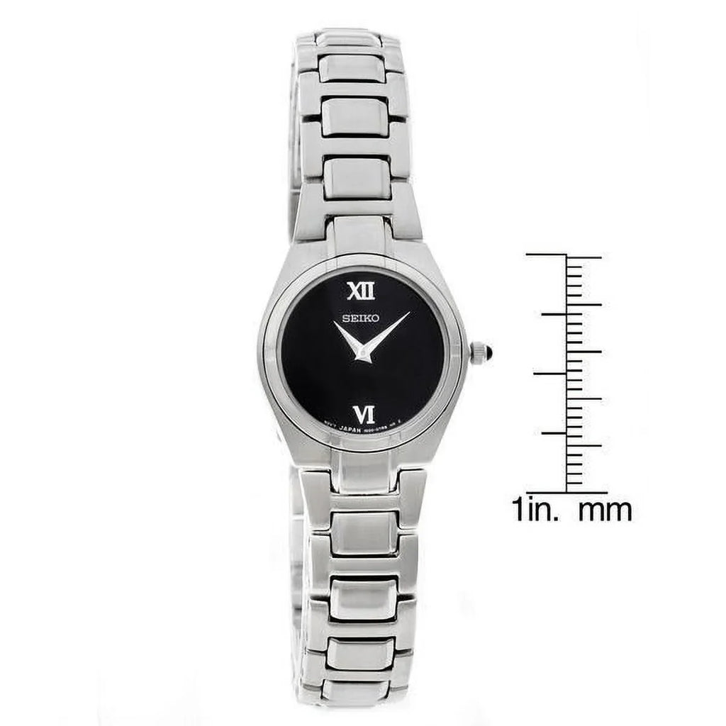 Watch Women's Seiko SUJD53 Bracelet Dial Black