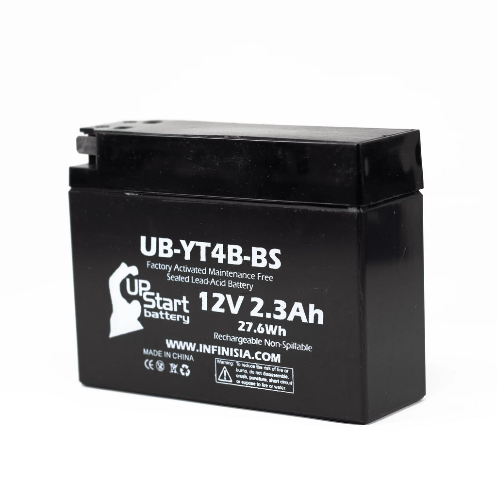 Motorcycle SR400 Maintenance 5-Pack UpStart 400CC Free, Battery Battery - 12V, UB-YT4B-BS Replacement Yamaha 2004 Factory 2.3Ah, for Activated,