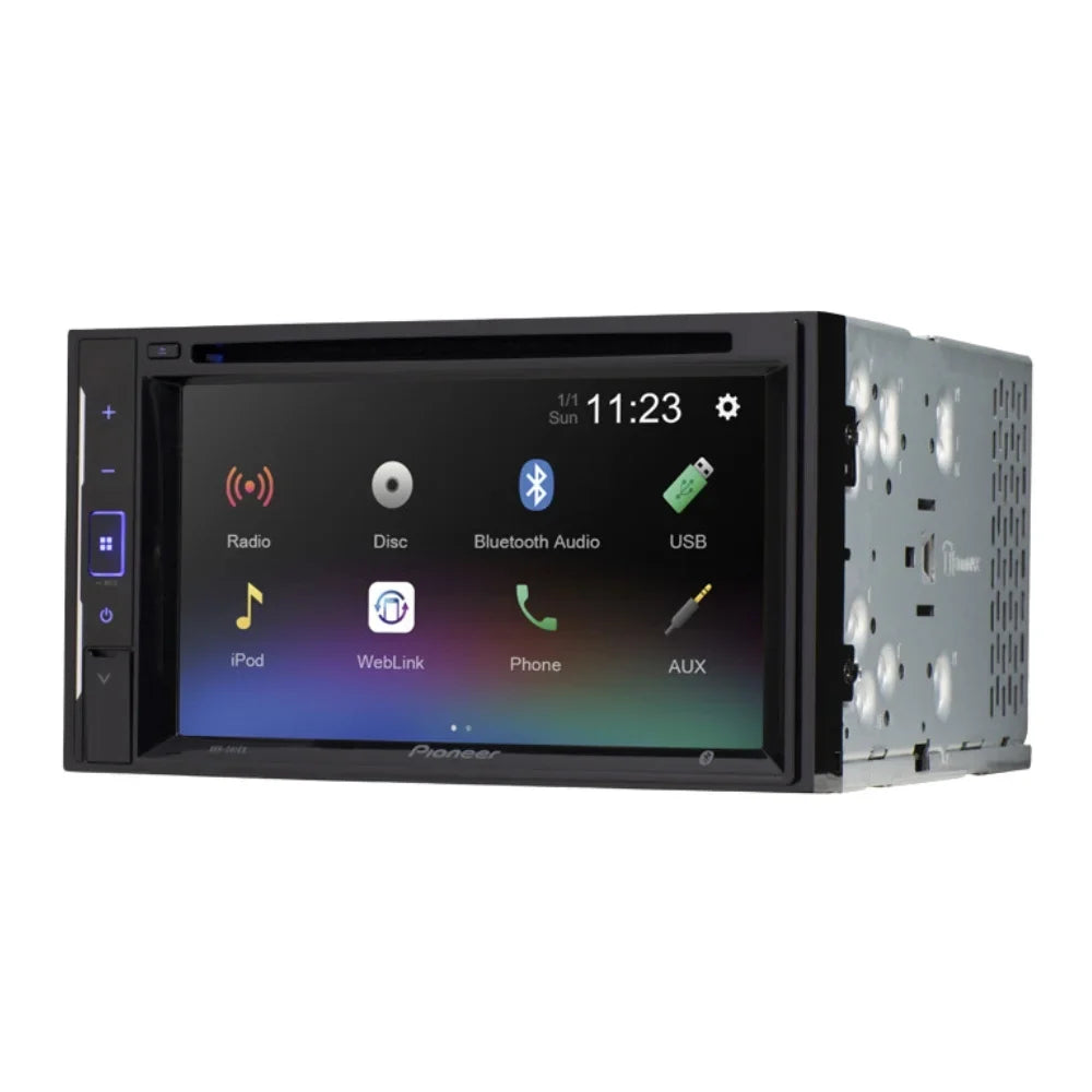 Suburban DIN 6.2" Chevrolet 2003-2006 Kit/in-Dash AVH-241EX Touchscreen Bundle Bluetooth/Backup KIT4858 Digital with W/ DVD/CD Double Camera/Installation for Receiver AM/FM Car Stereo Media Pioneer