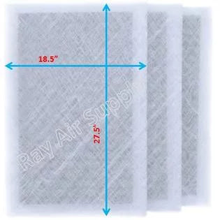 Replacement Air Refills (3 Pads MicroPower Guard Cleaner Filter Pack) 20x30