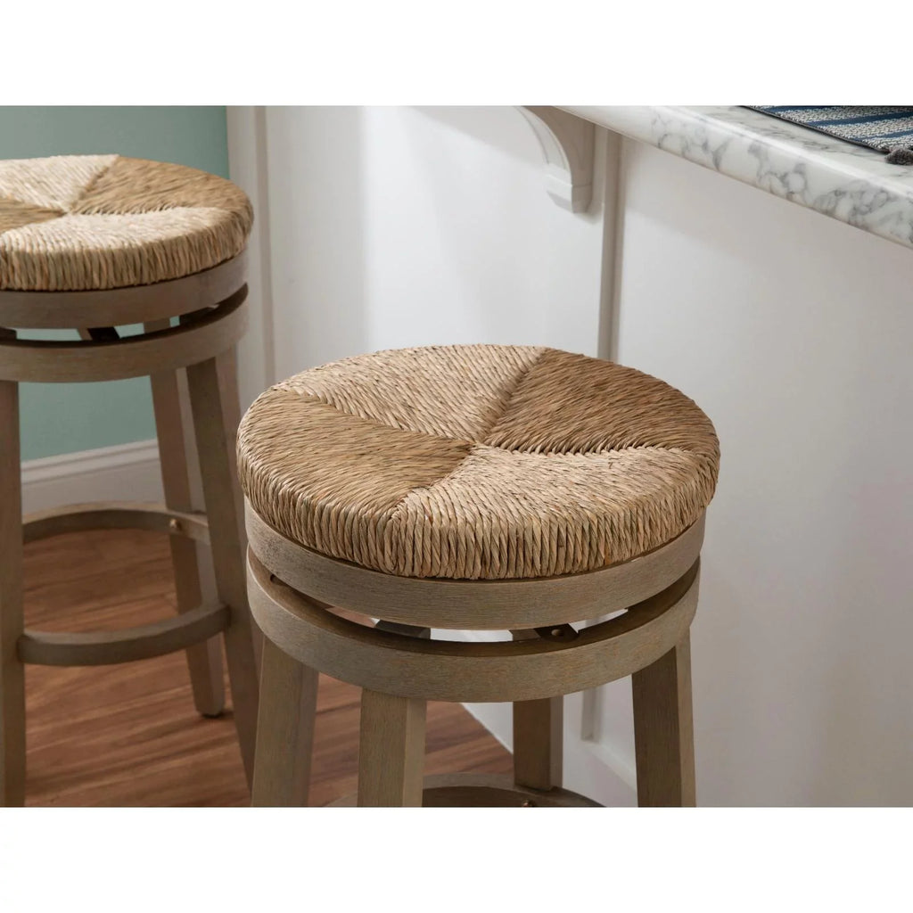 31 with Morgan Powell Rush Swivel Stool Bar Natural in. Natural -