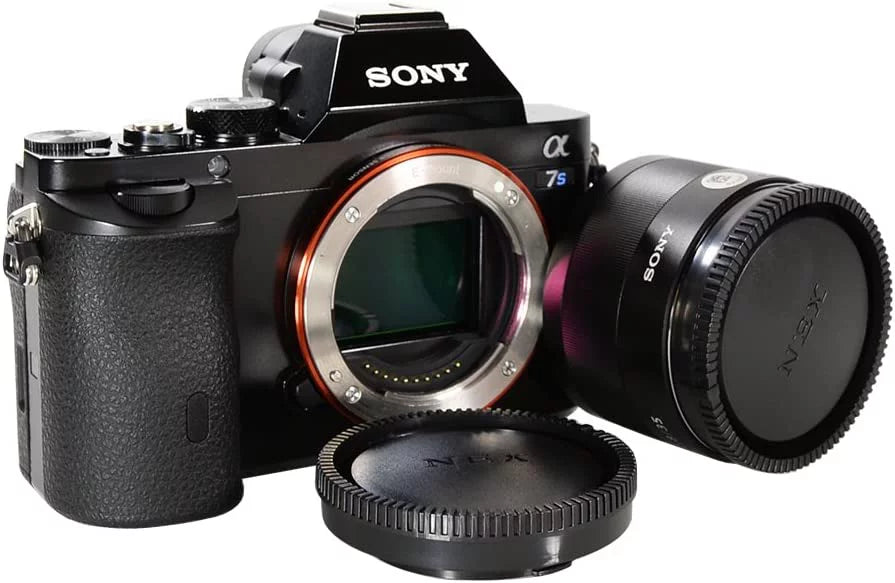 E-Mount A9 Set Camera III Rear A7II,III A7R Cover NEX A7 CamDesign Len with A7S Cap & A7R Compatible Cameras Body