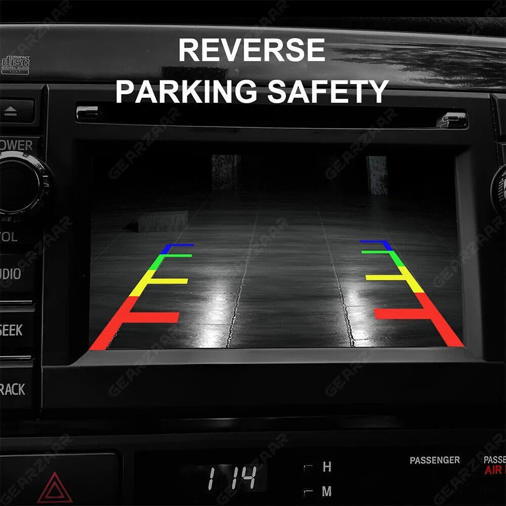 Night Rear View Camera Waterproof High Chevy Backup KingFurt Resolution GMC Silverado/Sierra Vision