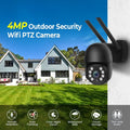 Camera and Audio, 2.4G with Surveillance 4MP exterior, Full Motion Color for Detection Wifi Vision, LISUEYNE Security Multi-Platform Wireless Night Siren, 2-Way Cameras Pan/Tilt