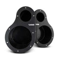 6.5" Enclosures High EN6P Universal Tweeter Density Speaker 2x Pods ABS & DS18
