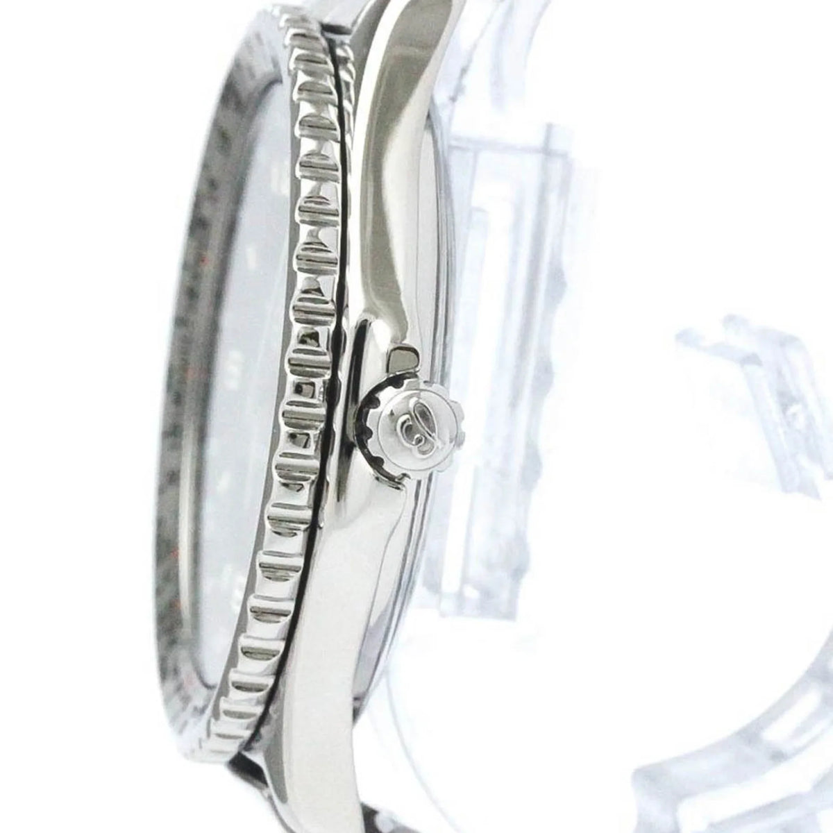 Quartz (Good) BREITLING Pre-Owned Steel BF563779 Polished Chronospace Watch A56012.1 Mens