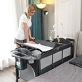 Playard, TECHNOLOGY Infant Bed - Side 29.9"H BENTON x Convertible 49.6"L x Kerrogee Crib Bassinet Portable 27.6"W Playpen 5-In-1