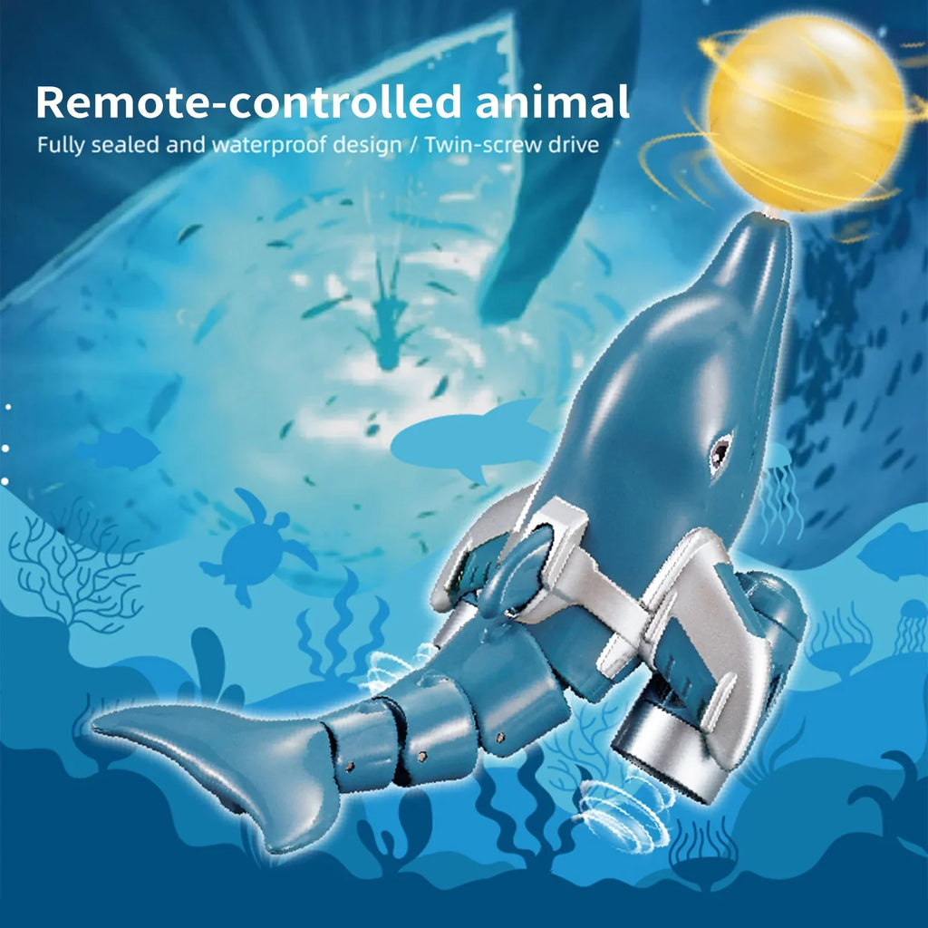 Click Kids /one Boat Boat Remote Animal /one Head And Animal Demo Boat liquid Boat Rotation Demo liquid Rotation liquid Toy Ball Remote Toy boat,Dolphin With Head Boat Remote