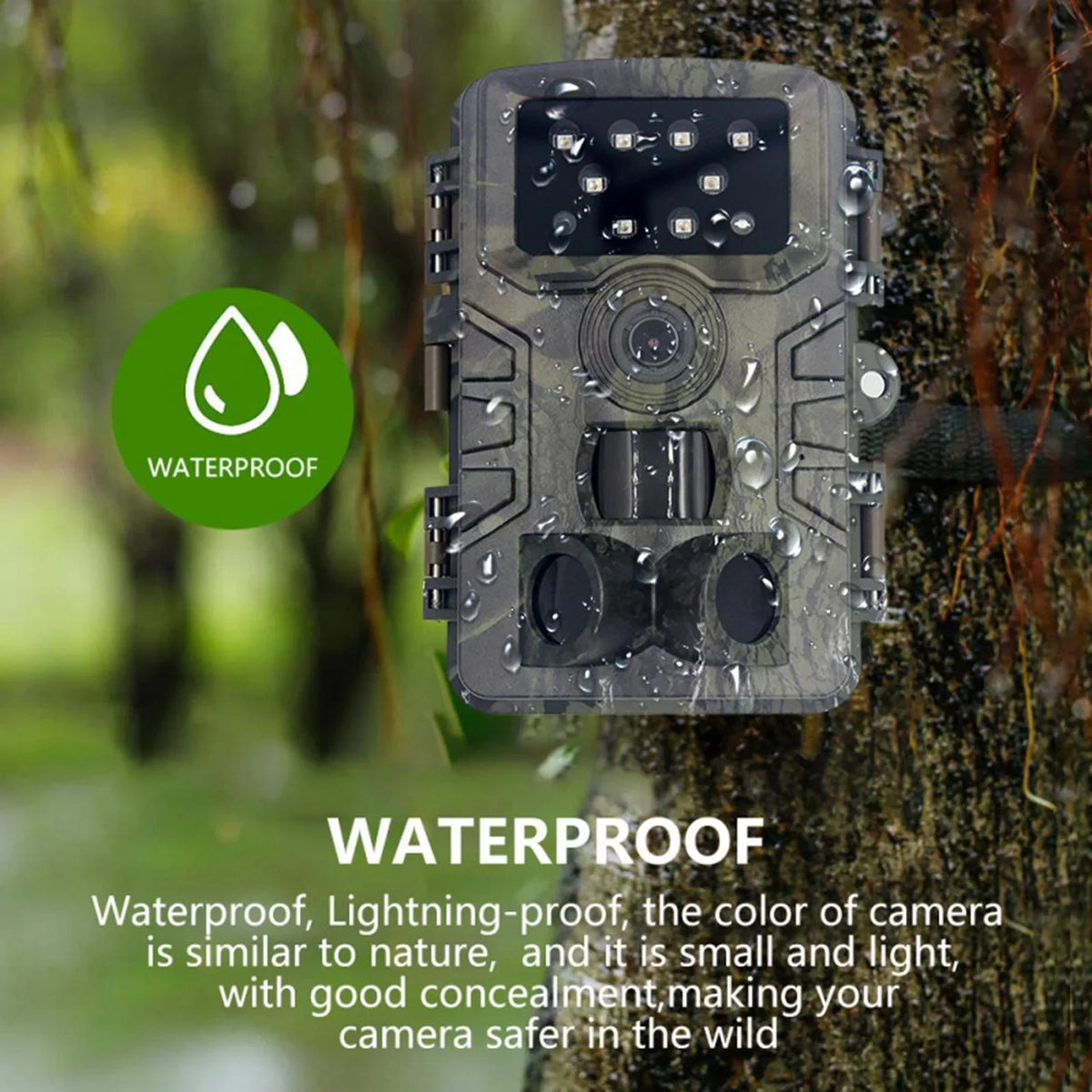 Lens Wide Camera 120 Scouting Game Camera degree Angle Wildlife liquid 1080P LEDs and Mini .0" Night LCD with Cam IR 16MP