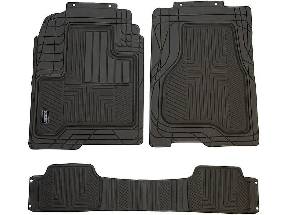 2007 Mat Compatible - Honda 2012 2017 2009 Floor 2010 2006 3 Ridgeline - with - 2014, 2019 Piece 2011 2013 2018 2008 Set