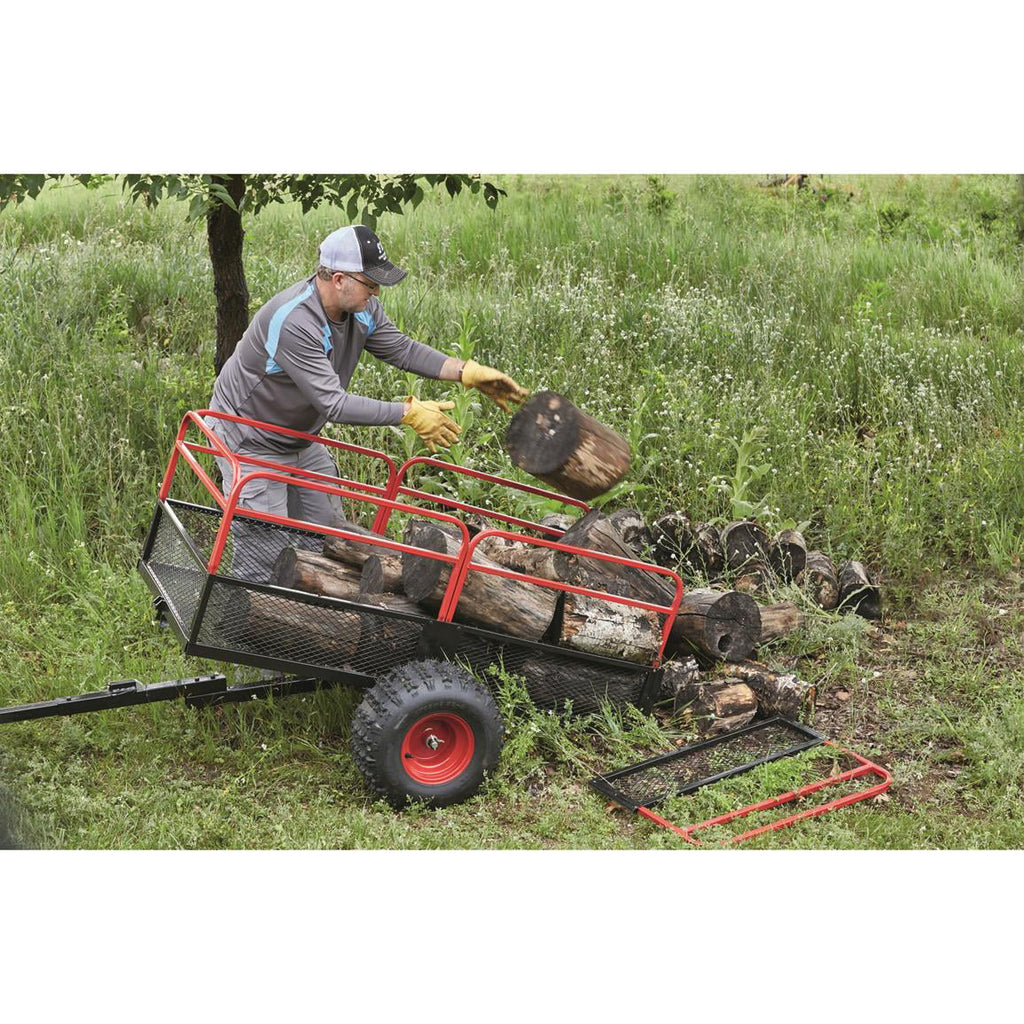 Trailer, with Heavy Gear Duty Carrier ATV Wheels, Carts Guide Utility Cargo