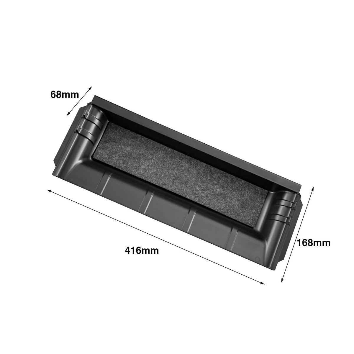 Box Accessories Interior Hidden under Car 2Pieces Storage Tray Hidden Seat Decoration