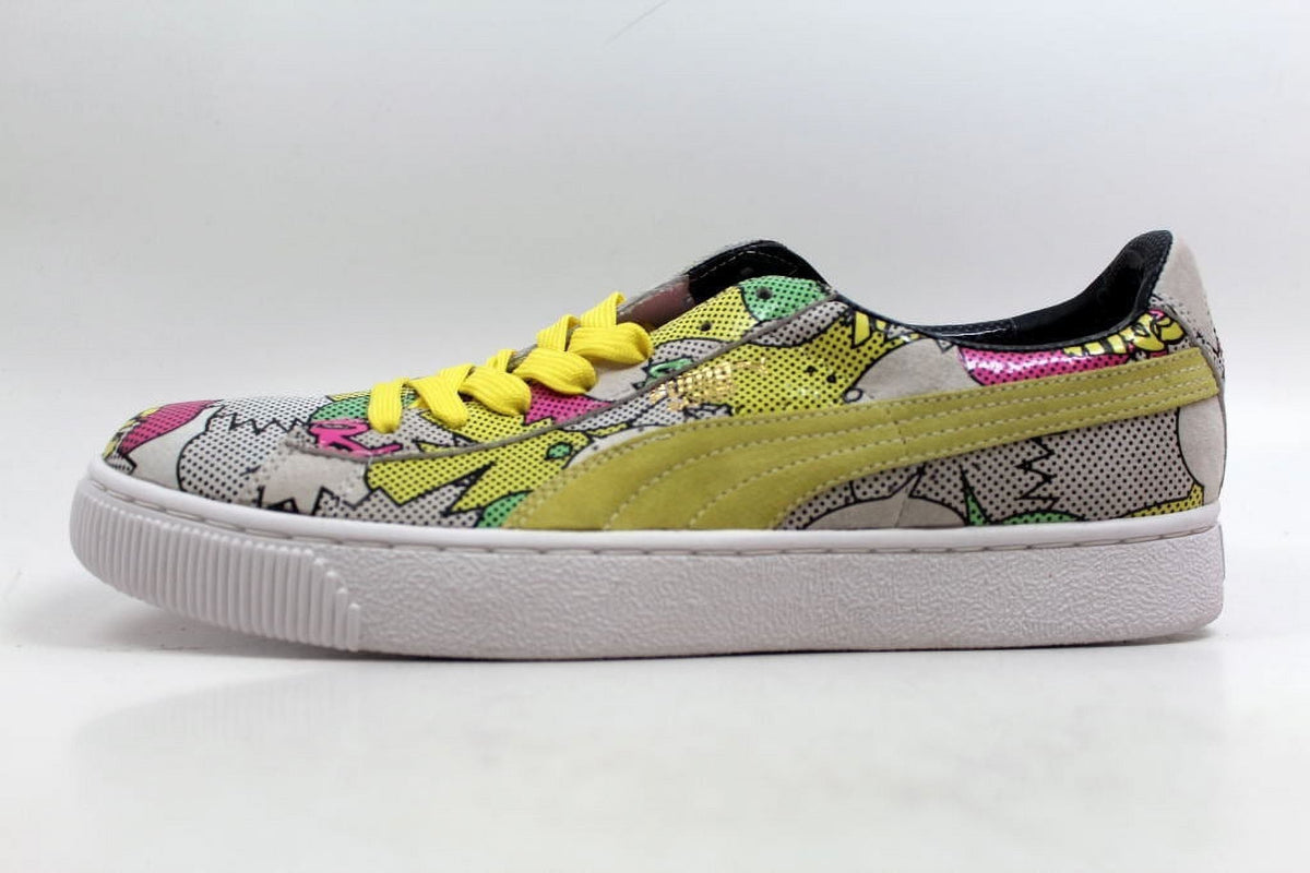 BASKET MEN SNEAKER COMICS MULTI LOW COLOR 68 PRINT dimension NEW DOPE SHOES 7.5
